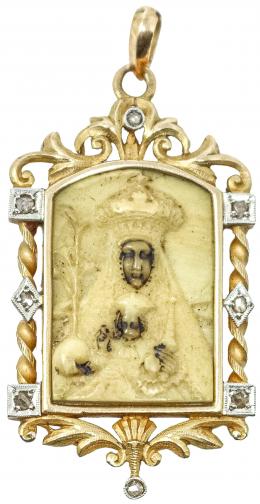 126 - MEDALLA DEVOCIONAL DE LOS AÑOS 40