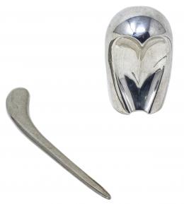 782 - FIGURA PISAPAPELES EN PLATA