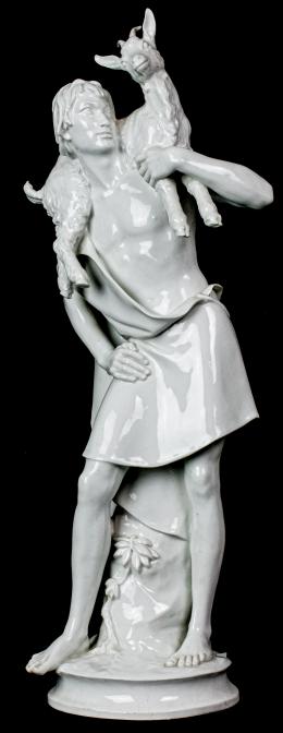 521 - FIGURA EN PORCELANA ALEMANA MEISEN