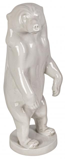 484 - FIGURA DE PORCELANA BLANCA "OSO"