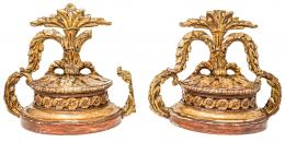 848 - PAREJA DE MÉNSULAS ESTILO LUIS XVI, DE FINALES DEL S.XIX