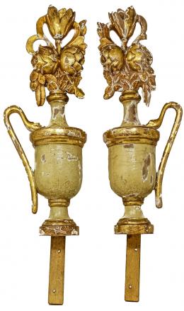 849 - PAREJA DE TALLAS DE PRIMERA MITAD DEL S.XIX