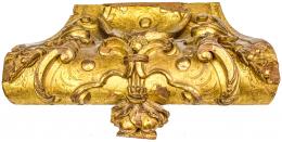809 - APLIQUE DECORATIVO DE TALLA CIRCA 1800