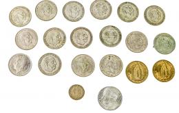 371 - LOTE DE MONEDAS DE PLATA