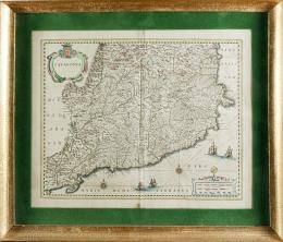 229 - MAPA DE CATALUÑA CIRCA 1652