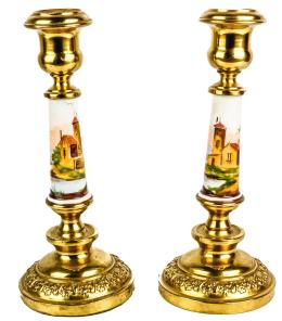 982 - PAREJA DE CANDELEROS DE PPS. DEL S.XX