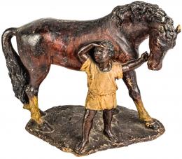845 - NIÑO CON CABALLO