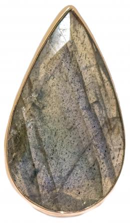 53 - ANILLO DE PLATA CON LABRADORITA