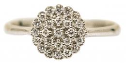 63 - ANILLO ROSETÓN CON BRILLANTES