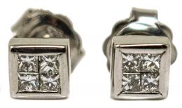 213 - PENDIENTES CON DIAMANTES TALLA PRINCESA