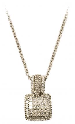 110 - COLGANTE CON DIAMANTES TALLA PRINCESA