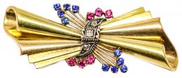 81 - BROCHE CHEVALIER DE LOS AÑOS 40