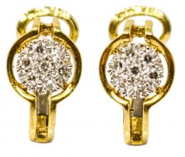 208 - PENDIENTES CON BRILLANTES