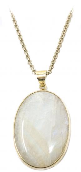107 - COLGANTE CON CADENA EN PLATA
