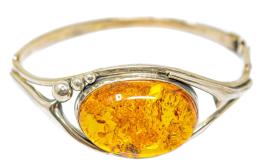 282 - PULSERA EN PLATA Y ÁMBAR 