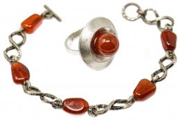 313 - SORTIJA Y PULSERA DE DISEÑO