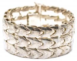 260 - PULSERA ANCHA EN PLATA