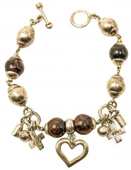 263 - PULSERA CON ABALORIOS