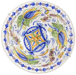 483 - LEBRILLO DE MANISES DE FINALES DEL SIGLO XIX
