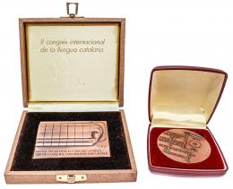 389 - DOS MEDALLAS REALIZADAS POR JOSEP MARIA SUBIRACHS