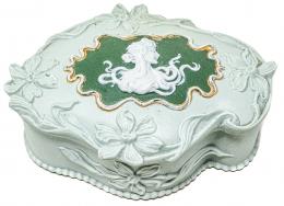 485 - CAJA FRANCESA DE PORCELANA BISCUIT