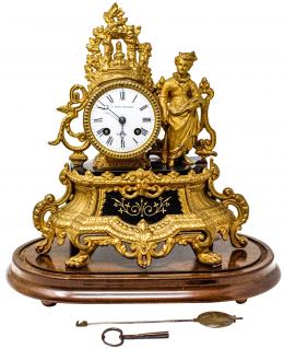 814 - RELOJ DE SOBREMESA DE FINALES DEL S.XIX