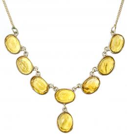 129 - COLLAR GARGANTILLA CON CUARZOS