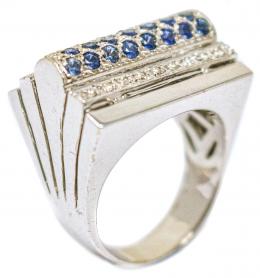 89 - ANILLO ESTILO ART DECÓ 