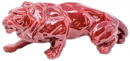 468 - FIGURA DE CERÁMICA ESMALTADA DE MEDIADOS DE S. XX