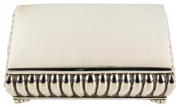 705 - CAJA CIGARRERA DE PLATA DE LOS AÑOS 70