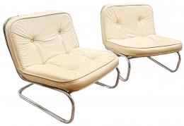 379 - PAREJA DE SILLAS DE DISEÑO DE LOS AÑOS 70