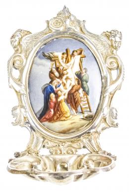 687 - BENDITERA DE PLATA DE PRINCIPIOS  DE SIGLO XX