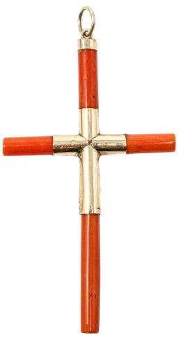 116 - CRUZ COLGANTE ITALIANA DEL S.XIX