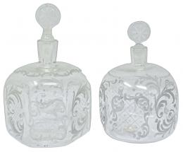 38 - DOS FRASCOS PERFUMEROS DEL PRIMER TERCIO DEL S.XX