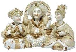 487 - FIGURA EN PORCELANA DEL PRIMER TERCIO DEL S.XX