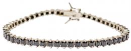 187 - PULSERA RIVIERE CON CIRCONITAS NEGRAS