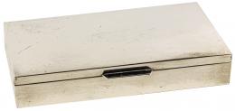 708 - CAJA TABAQUERA EN PLATA DE MEDIADOS DEL S.XX