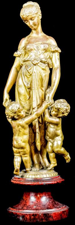 826 - ESCULTURA ART NOUVEAU DE PRINCIPIOS DEL S.XX