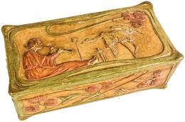 898 - CAJA PARA GUANTES ART NOUVEAU DE PRINCIPIOS DEL S.XX