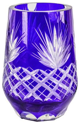 43 - JARRÓN EN CRISTAL DE MEDIADOS DEL  S.XX