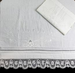 782 - JUEGO DE CAMA DE MATRIMONIO DEL PRIMER TERCIO S.XX
