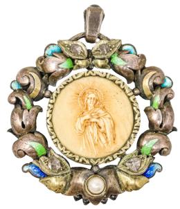 117 - MEDALLA DEVOCIONAL DE PPS. DEL S.XX