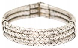 165 - PULSERA DE LA INDIA EN PLATA