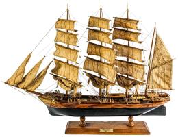966 - MAQUETA DE BARCO DE MEDIADOS DEL S.XX