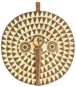 398 - MÁSCARA DE COSTA DE MARFIL DEL ÚLTIMO TERCIO DE S. XX