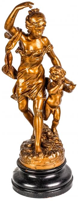 822 - FIGURA DE CALAMINA FRANCESA DEL S.XIX