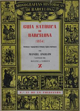 170 - GUÍA SATÍRICA DE BARCELONA (1854).  