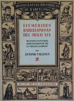 175 - EFEMÉRIDES BARCELONESAS DEL SIGLO XIX.  