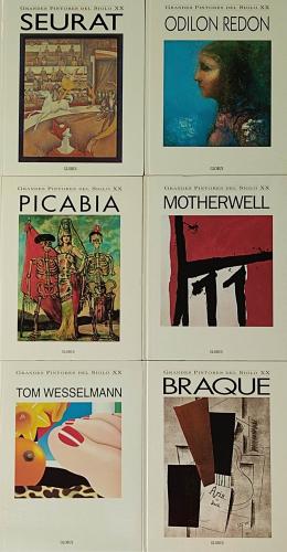 195 - SEIS LIBROS SOBRE GRANDES PINTORES DEL SIGLO XX.  