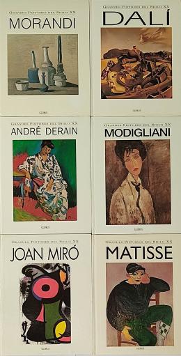 196 - SEIS LIBROS SOBRE GRANDES PINTORES DEL SIGLO XX.   